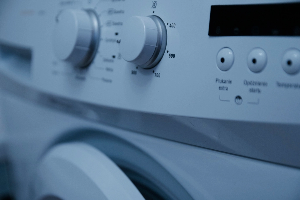Washing machine appliance in laundry